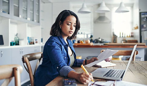 Getting her home business up and running